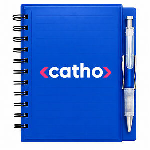 Caderno com Caneta