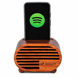 Caixa Acústica Amplificadora Para Celular Eco-Retro