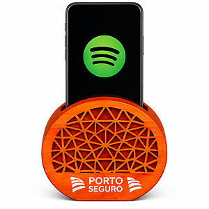 Caixa Acústica Para Celular Eco Sound Ball Geométrica