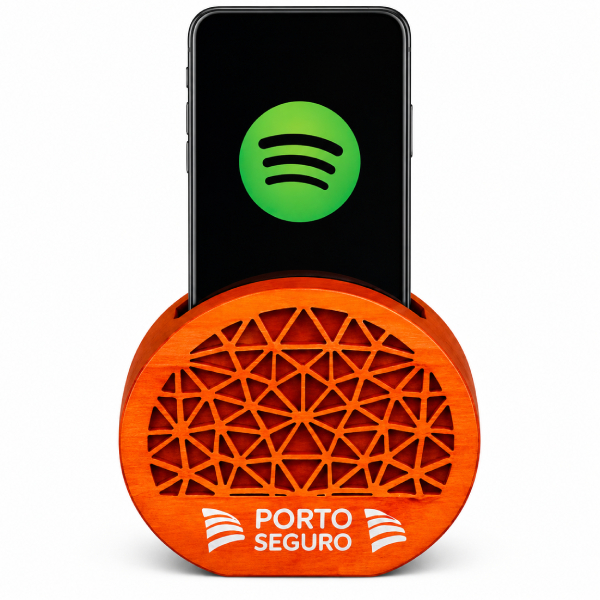 Caixa Acústica Para Celular Eco Sound Ball Geométrica