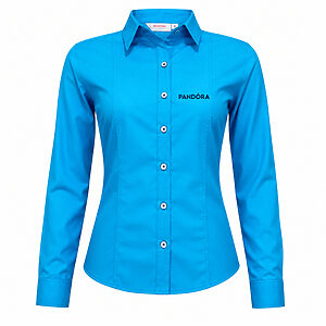 Camisa Jeans Feminina Personalizada Visual Corporativo