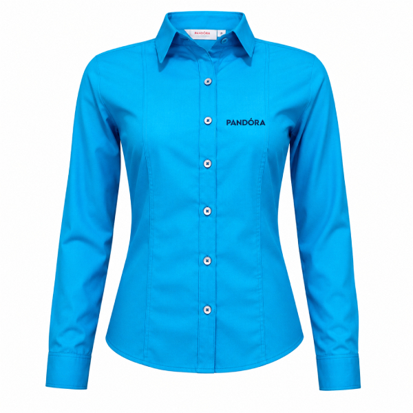 Camisa Jeans Feminina Personalizada Visual Corporativo