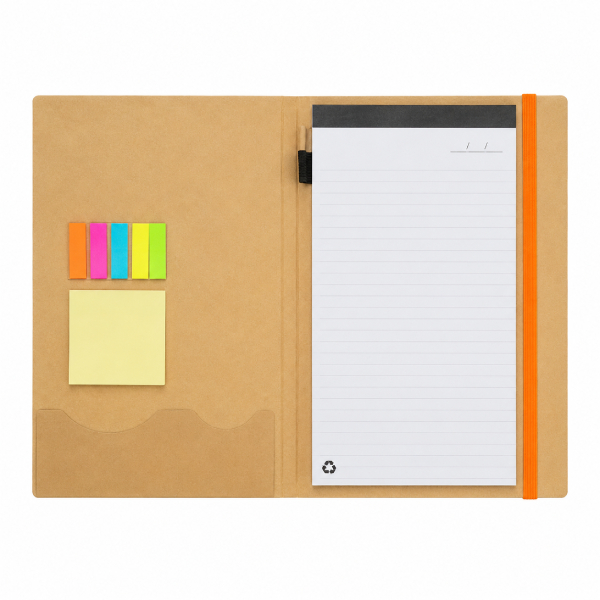 Pasta com Bloco e Post It Personalizada