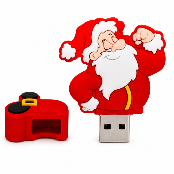 Pen Drive Promocional Boneco Natal
