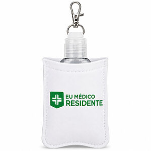 Porta Álcool em Gel de Tecido para Bolsa