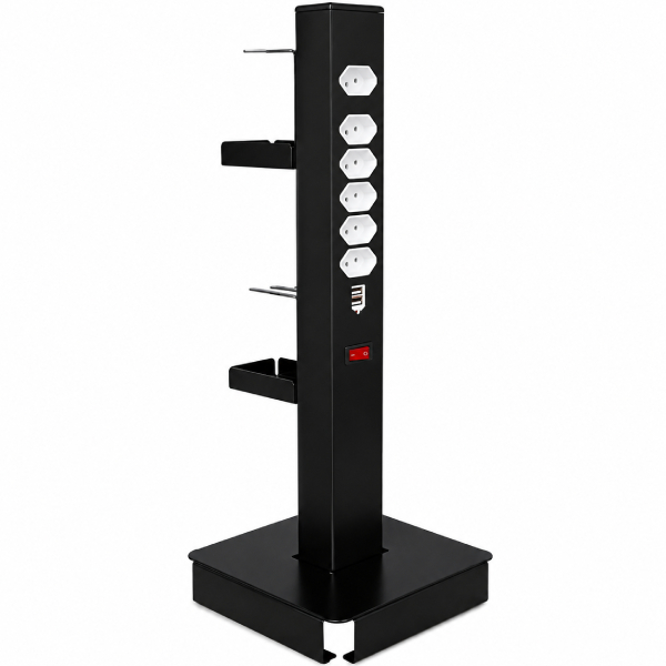 Totem Carregador Celular Personalizado 6 Tomadas 2 Usb