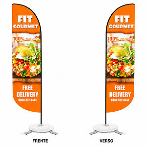 Wind Banner Dupla Face Personalizado