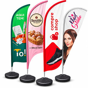 Wind Banner Personalizado Alta Estabilidade