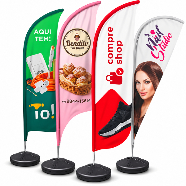 Wind Banner Personalizado Alta Estabilidade