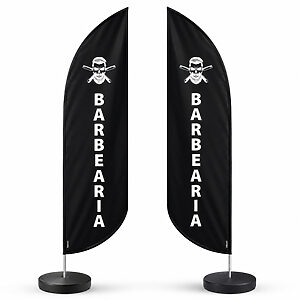 Wind Banner Personalizado Estacada para Solo