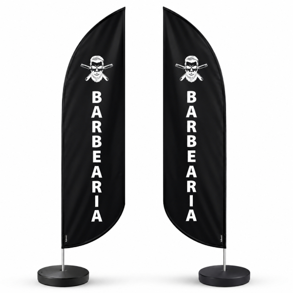 Wind Banner Personalizado Estacada para Solo