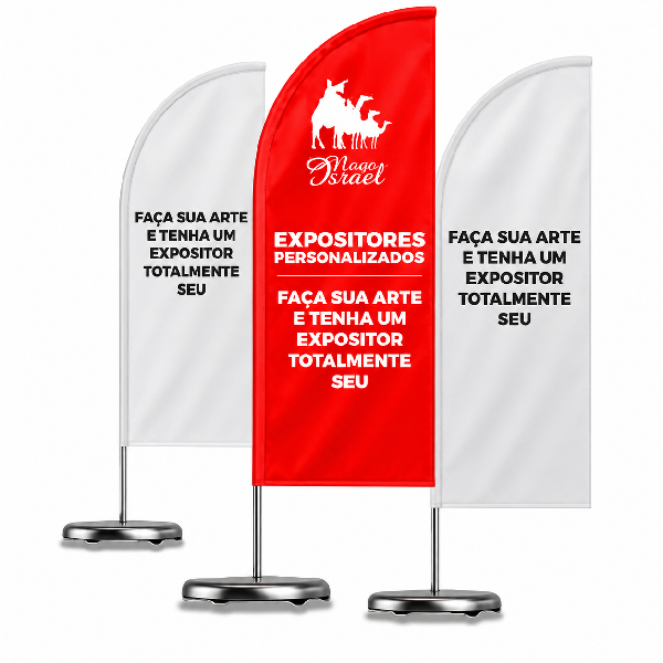 Wind Banner Personalizado Fly Flag Dupla Face
