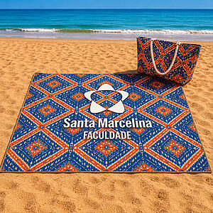 Canga e Bolsa de Praia Personalizada