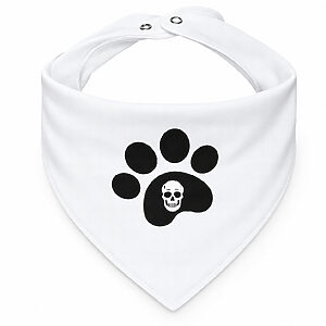 Bandana Caveiras com o Nome do Pet