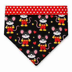 Bandana Mickey Pet Personalizada