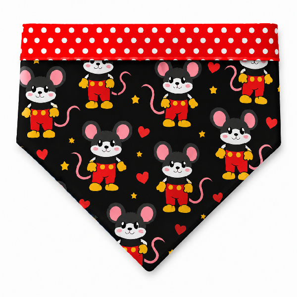 Bandana Mickey Pet Personalizada