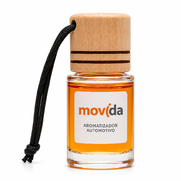 Aromatizador de Carro em Vidro Personalizado
