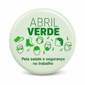 Broche Abril Verde
