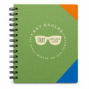 Caderno Capa Dura Arame Duplo