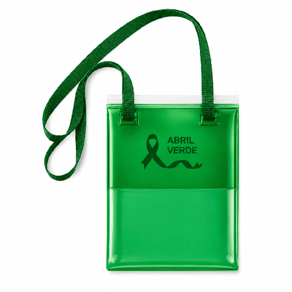 Porta Crachá Abril Verde