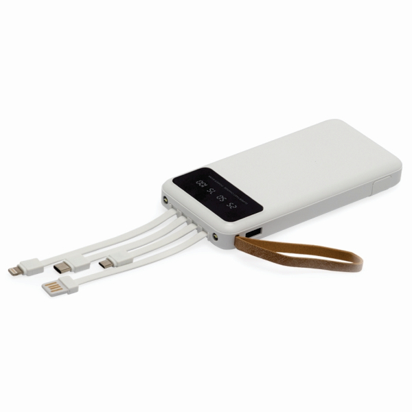 Power Bank 10.000mAh com Lanterna e Multissaídas