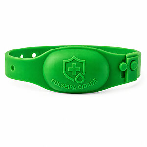 Pulseira Biossegurança Abril Verde